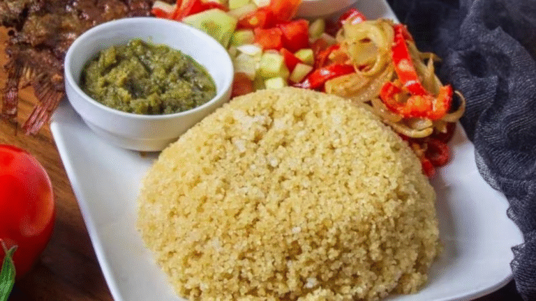 Attiéké Gros Poisson + Alloco